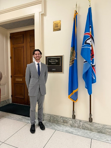 Matthew Girard representing Oklahoma at the “Take Your Science to Capitol Hill” event in Washington, D.C.