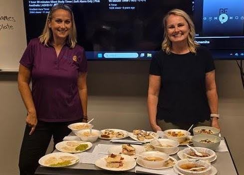 Dr. Bisogno and Dr. Been at Junior Chef Showdown 