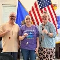 Dr. Barbara Jones, Dr. Jim Ferrell, and Krista Boston 