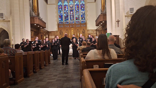 Dr. Wall conducting Vox Solaris 