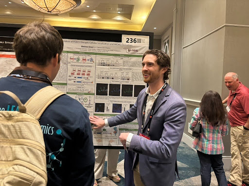 Matthew Girard presenting his research at the NISBRE Symposium