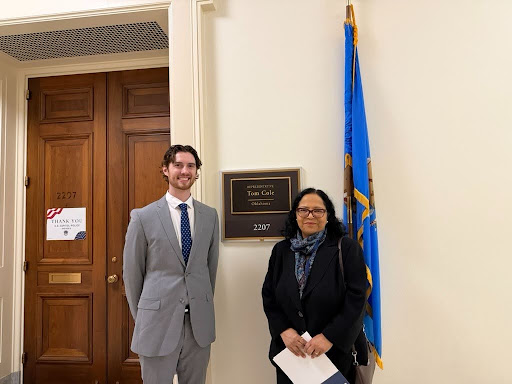 Matthew Girard and Dr. Das-Bradoo meet with Congressman Tom Cole and members of his staff.