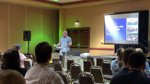 Dr. Wall presenting in Little Rock