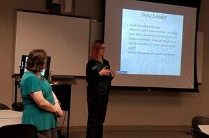 COE faculty giving presentation COE faculty giving presentation