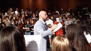 Dr. Jeffery Wall conducting choral workshop Dr. Jeffery Wall conducting choral workshop