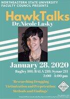 HawkTalks Dr. Nicole Lasky poster