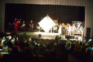 students on stage at NSU Center for Performing Arts students on stage at NSU Center for Performing Arts