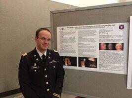 Dr. Kyle Ohman by presentation poster