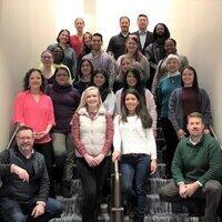 Xuan Li Li with other higher education professionals