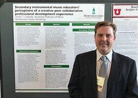 Dr. James Lindroth by presentation poster
