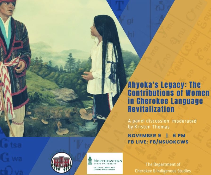Ahyoka's Legacy: The Contributions of Women in Cherokee Language Revitalization poster