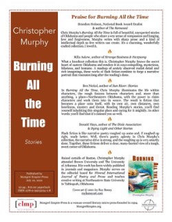 Burning All the Time by Christopher Murphy book review