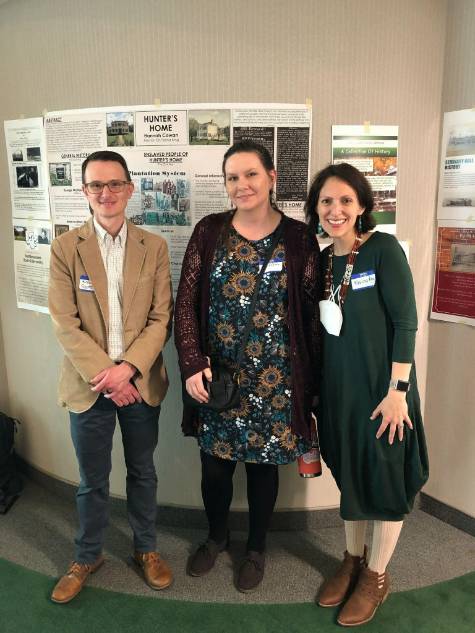 Dr. Farina King with two others at Mapping Tahlequah History Workshop