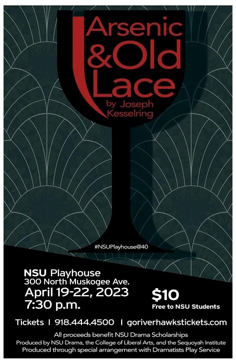 Arsenic & Old Lace event poster