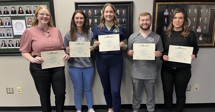 (L to R) Cori Dorrell, Tate Buster, Madison Gerk, Derek Bryant, and Karis Cheek