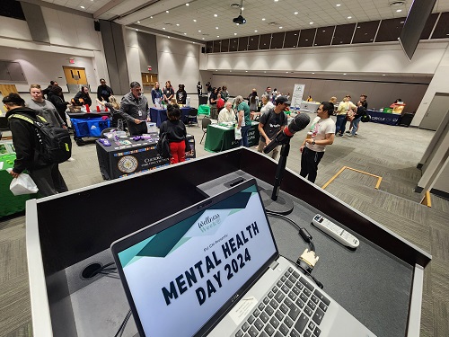 Mental Health Day event held in the UC Ballroom