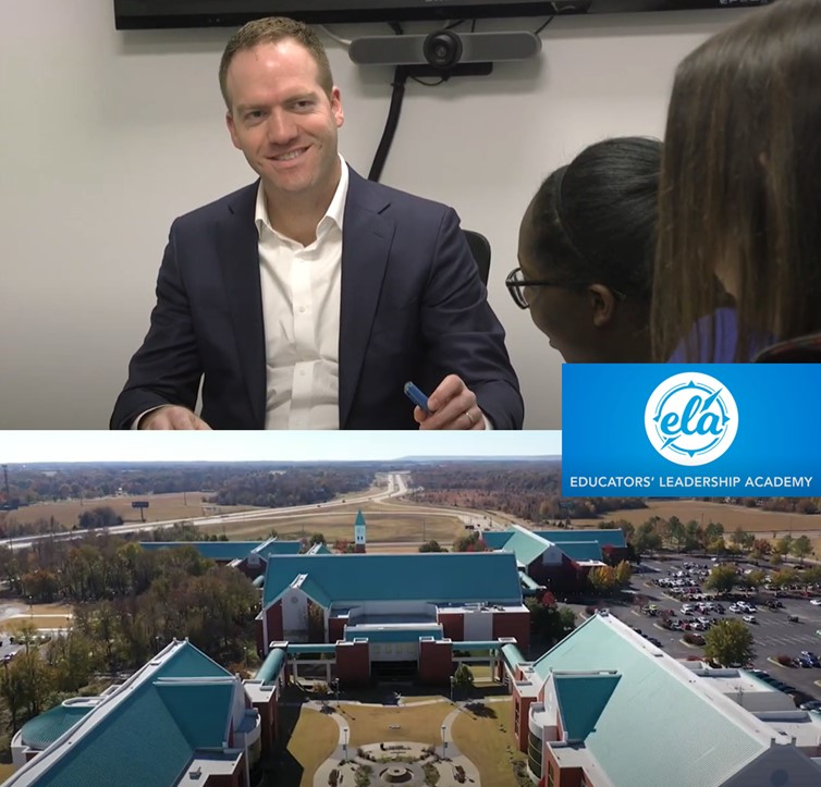 Dr. Nathan Green during an interview for the ELA. Dr. Green serves as a program mentor for the 2023-2024 Transformative Leadership Academy.