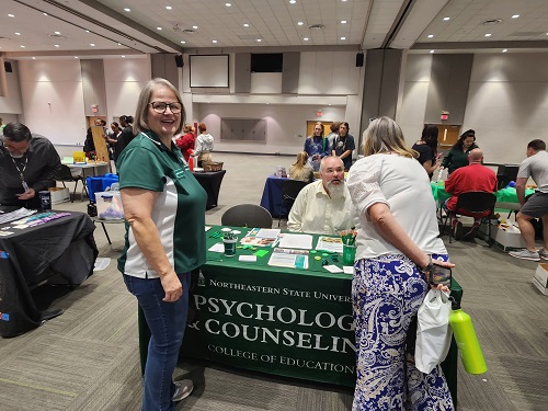 Debbie Singleton (Department of Psychology and Counseling AA), Dr. Johnny Kirk (Psi Chi Advisor #2)