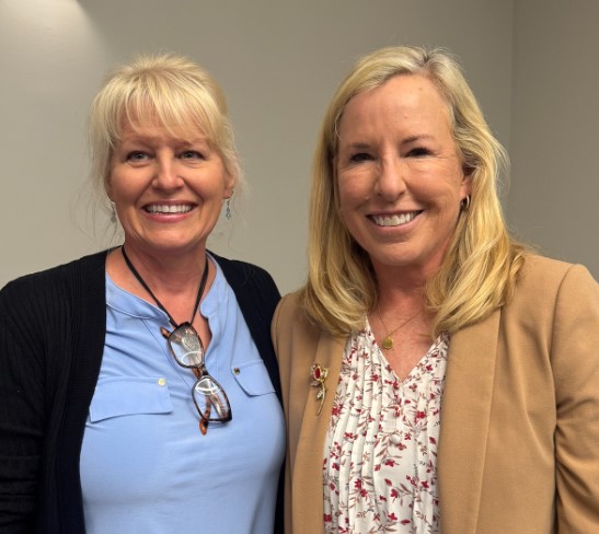 Dr. Vanessa Anton, Dean of the College of Education, with Patty Gasso, OU Sooners Softball coach. Dr. Vanessa Anton, Dean of the College of Education, with Patty Gasso, OU Sooners Softball coach.