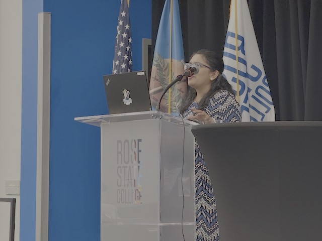 Dr. Janaki Iyer was invited to give a talk by the DaVinci Institute at their annual Spring Awards  Celebration in the Rose State Ballroom in Midwest City, Oklahoma.
