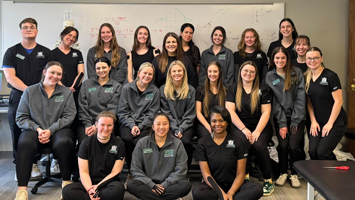 OT Students with Chelsie Nick (center) OT Students with Chelsie Nick (center)
