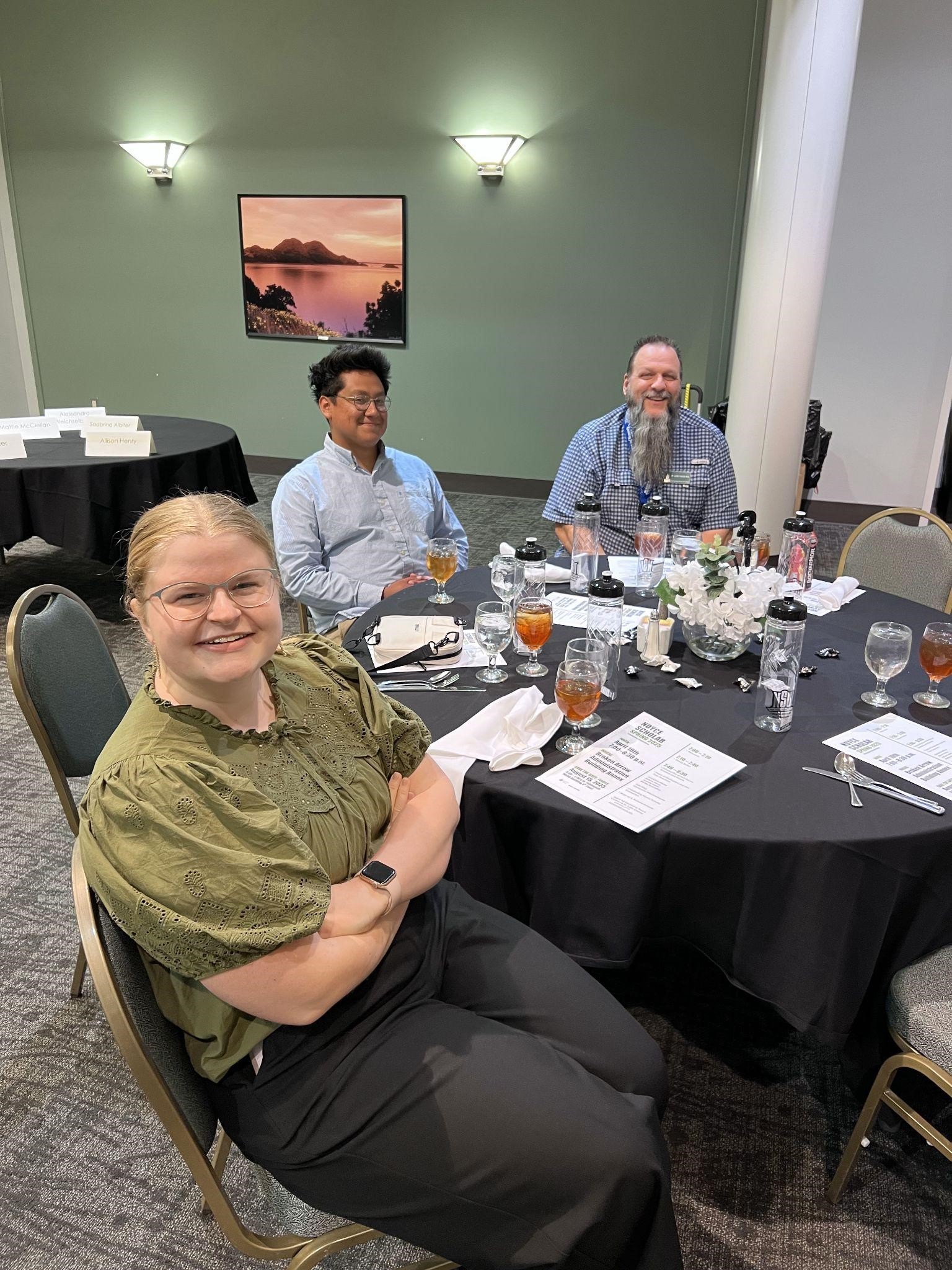 Noyce The Spring Celebration for Noyce Scholars was attended by NSU faculty and current scholarship recipients as well as those who will enter the program in the upcoming year.