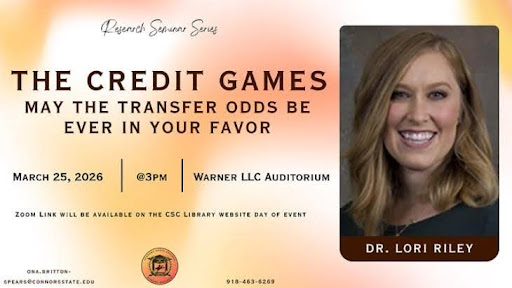 Dr. Lori Riley presented at Connors State College