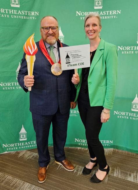 President Rodney Hanley and Provost Carla Swearingen