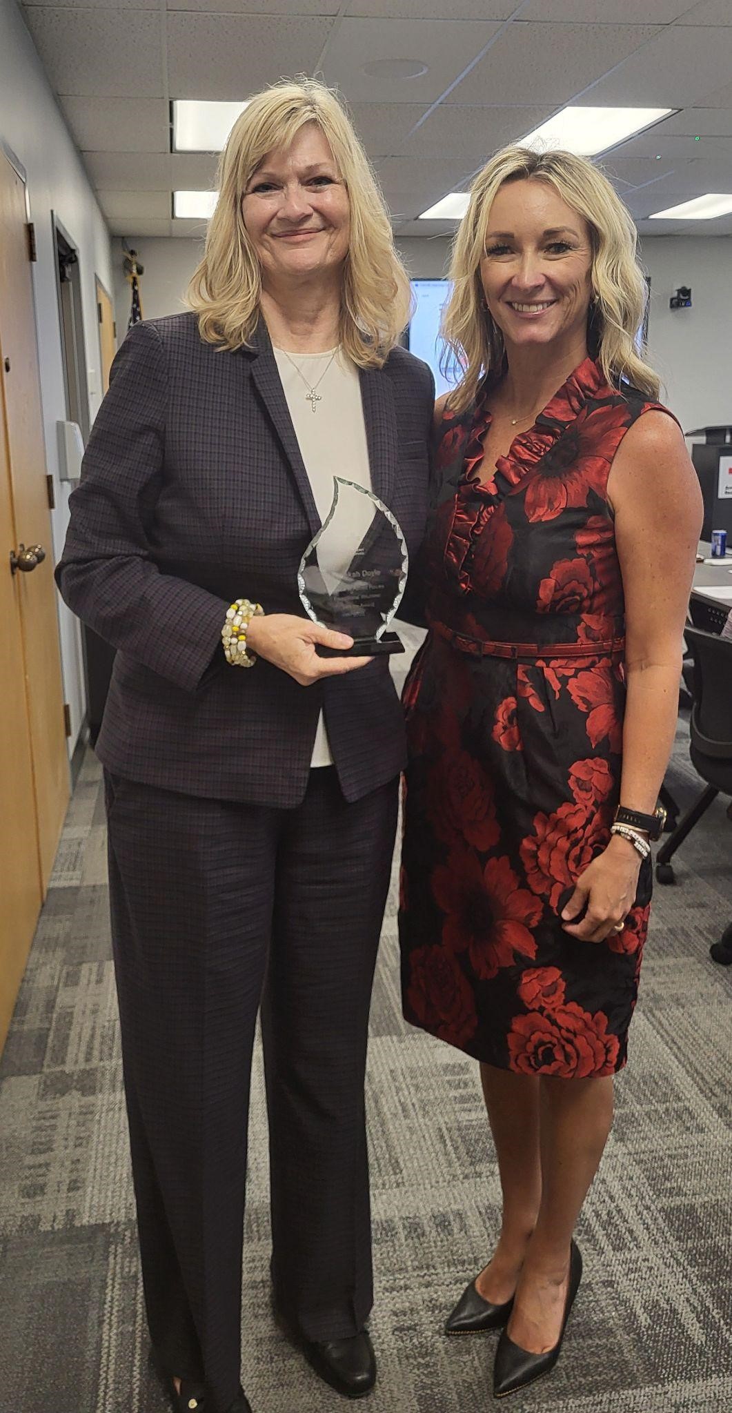 Megan Haddock (Chief Executive Director, TAOK-Red Cross) and Dr. Rebekah Doyle