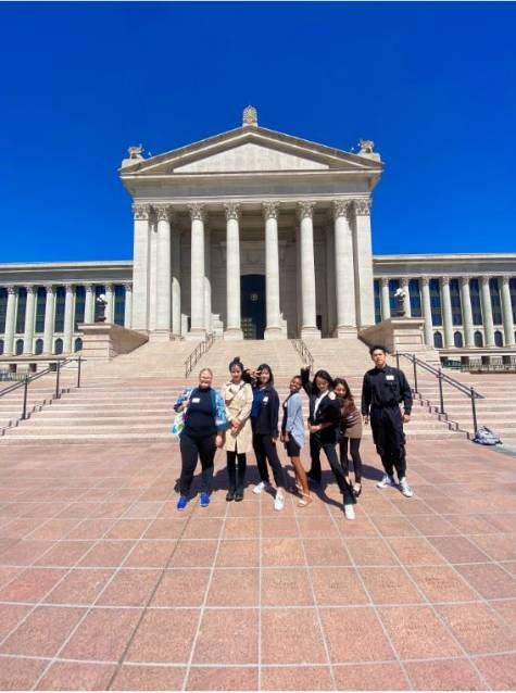NSU students at International Student Recognition Day at the OKC Capitol