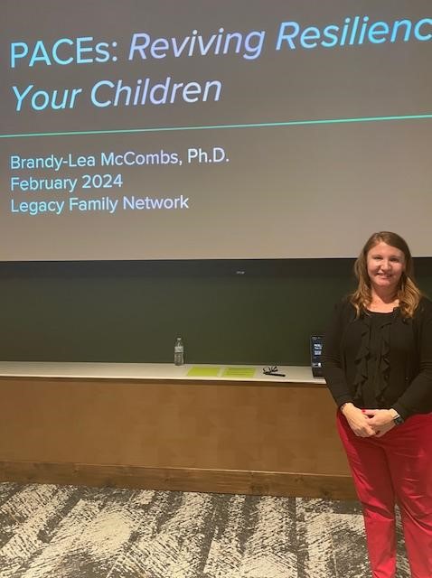 Dr. McCombs Presenting at Legacy Family Network