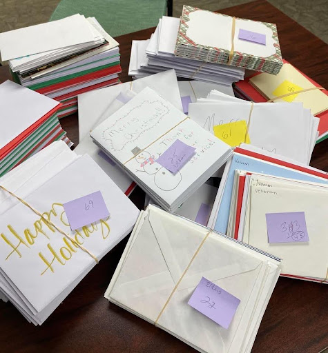 Bundles of cards ready for delivery!