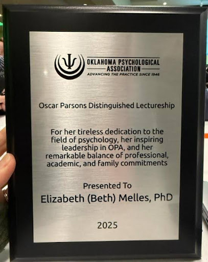 Oscar Parsons Distinguished Lectureship award