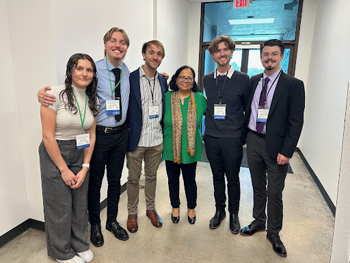 Dr. Das-Bradoo with her students at the OAS meeting at ORU in Tulsa