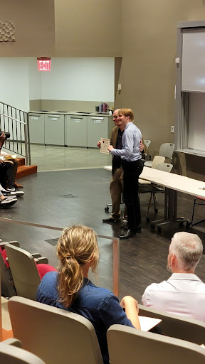 Zach Burks received the Honorable mention in the biology category at Arkansas INBRE conference.