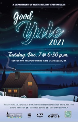 Good Yule 2021 A Department of Music Holiday Spectacular event poster