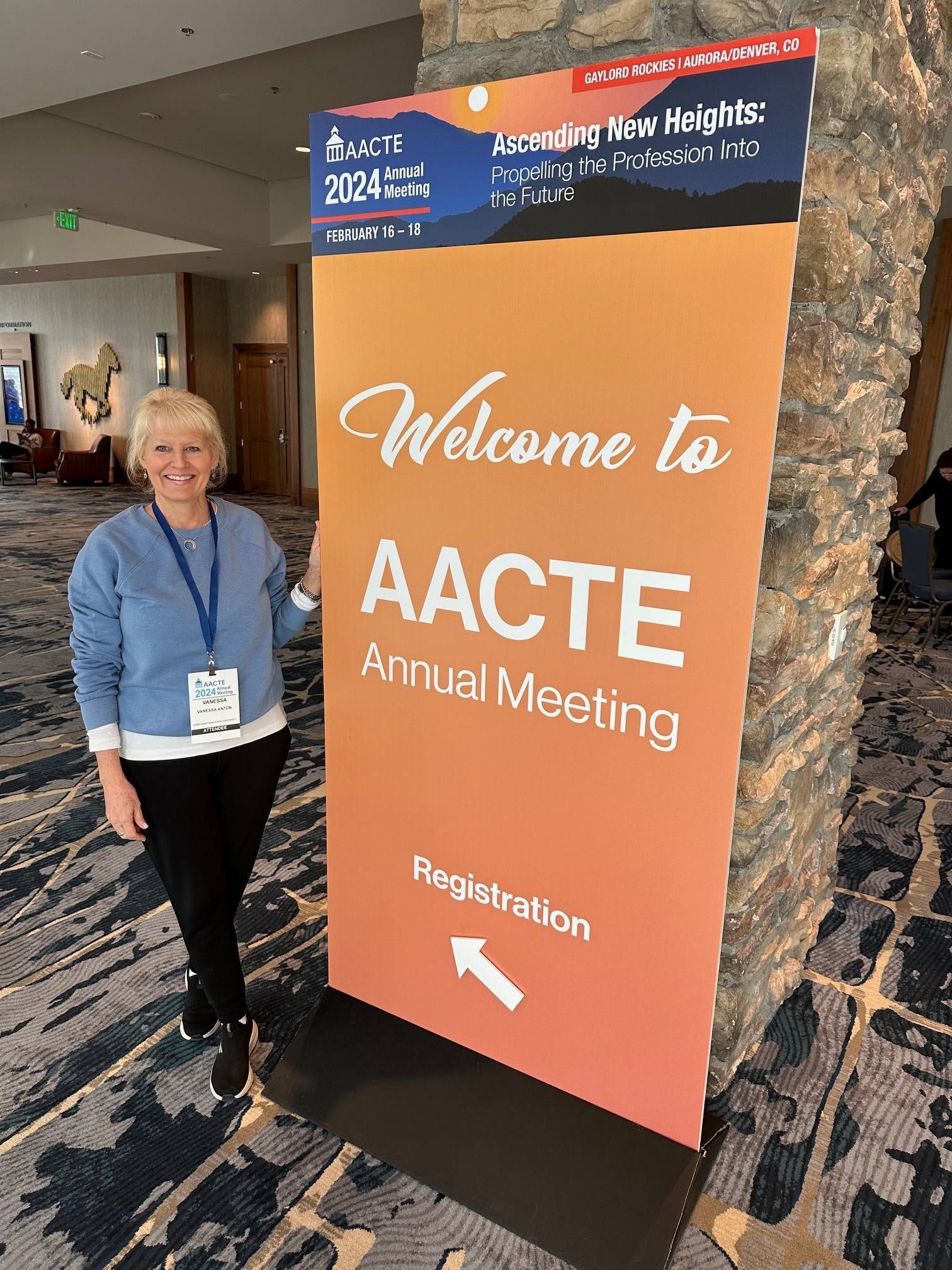 Dr. Anton at AACTE Meeting