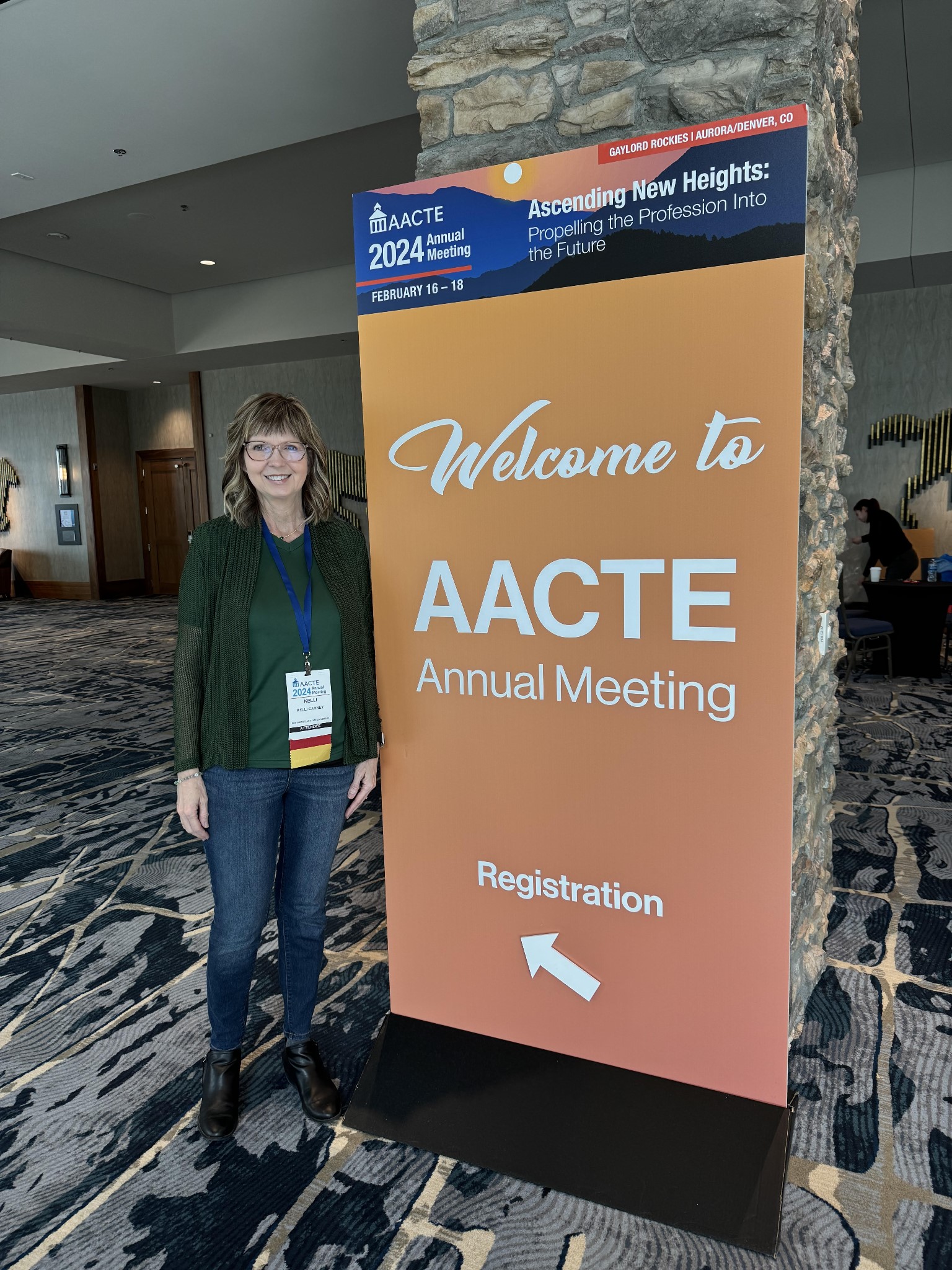 Dr. Carney at AACTE Meeting