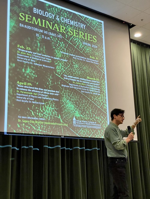 Dr. Sean Kim introduces the MS Natural Sciences program.