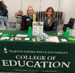 Drs. Phillips and Legnon at the TCC Child Development orientation night