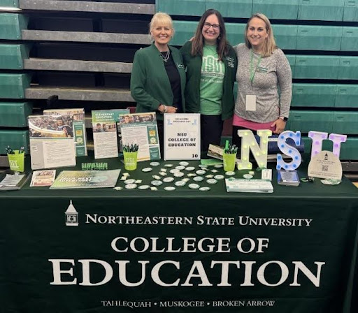 Recruitment table at Oklahoma Research Day