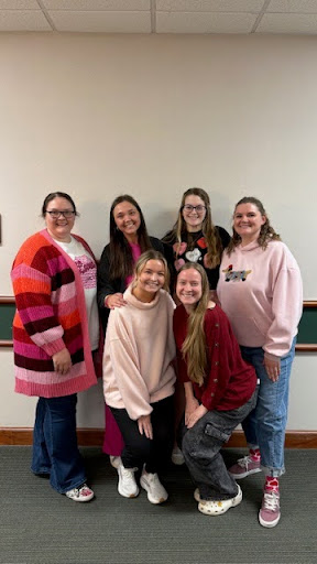 Pictured are (top row, left to right) Skylar Gordon, Triniti Scott, Rachel Eggleston, and Laura McDonald; (bottom row, left to right) Makenzie Mashburn and Ashley White. 