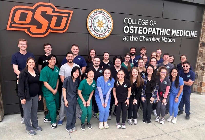 Students during OSU Osteopathic Medicine Visit