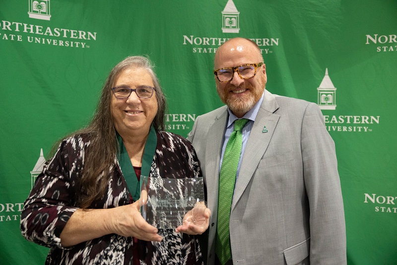 Dr. Sandy Edwards with Dr. Hanley