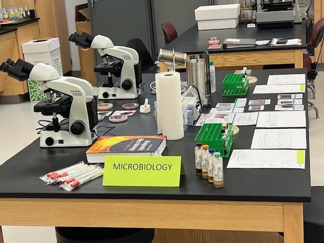 Medical Laboratory Science The microbiology section shows the various steps in order to identify and treat infectious organisms.