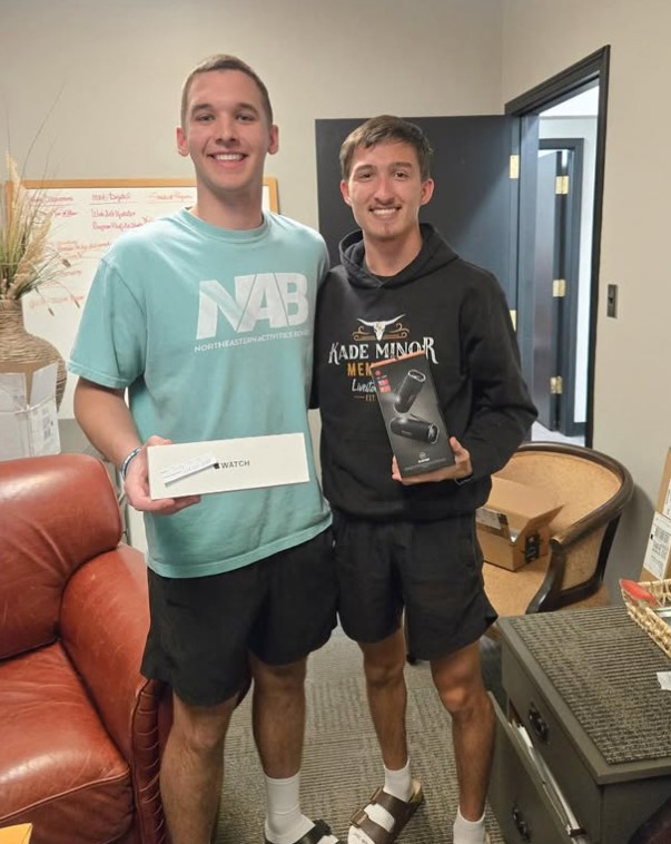 Door Prize Winners Timothy Skerbitz and Cooper Fogle Door Prize Winners Timothy Skerbitz and Cooper Fogle