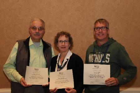 Dr. Bekkering with other recognized conference reviewers.