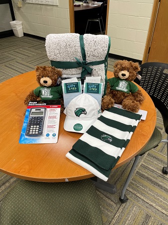 Students attending the EHSM Careers Conference had a chance to win one of several prizes.  