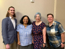 Dr. Das-Bradoo with her students at the SURP meeting in OKC 