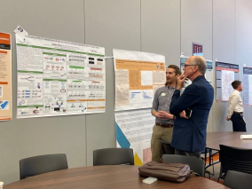 Matt Girard presenting his research at the TABERC meeting held at Oklahoma State University- Center for Health Sciences in Tulsa